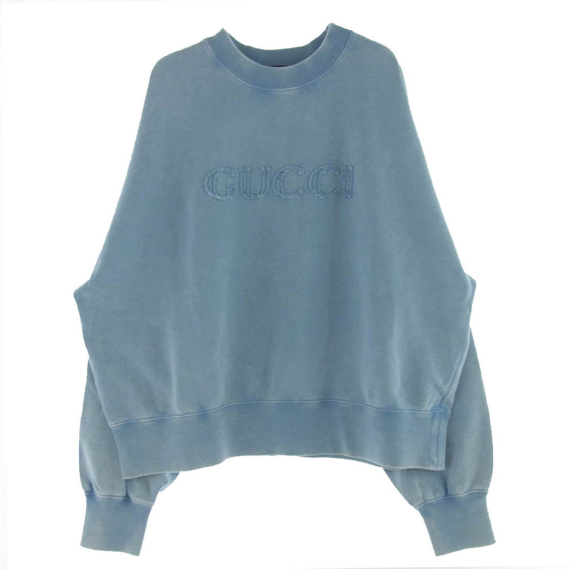 GUCCI グッチ 789582 XJGUL Embroidered cotton jersey sweatshirt
