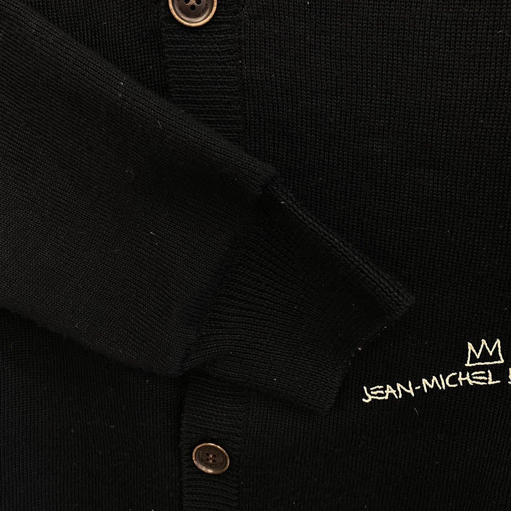 glamb グラム ×Jean-Michel Basquiat バスキア リバーシブル カーディガン ブラック系 マルチカラー系 1【中古】
