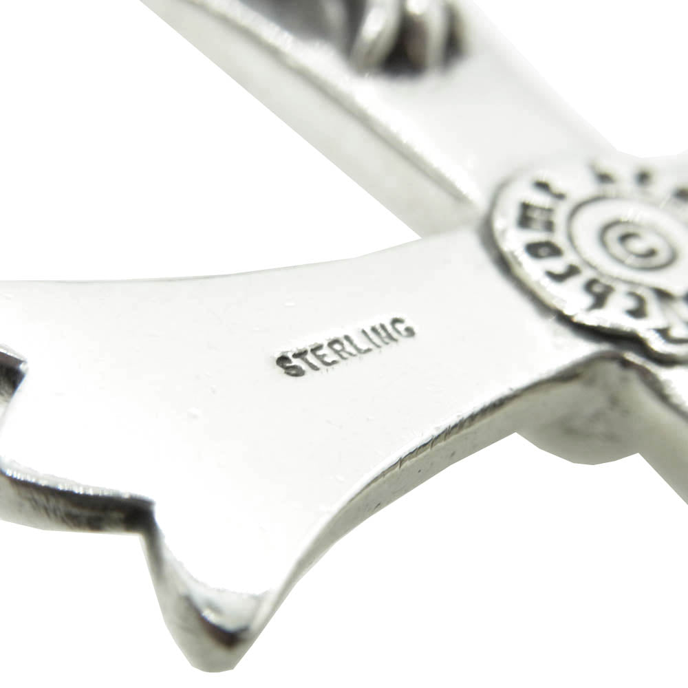 CHROME HEARTS クロムハーツ(原本無) CH CRS LG W BALE ラージ CH クロス Wベイル ペンダントトップ シルバー系【中古】