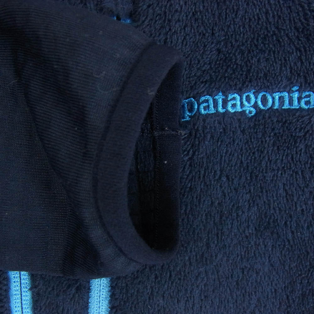 patagonia パタゴニア 15AW 25138 R2 フリース ジップアップ ジャケット ネイビー系 XS【中古】