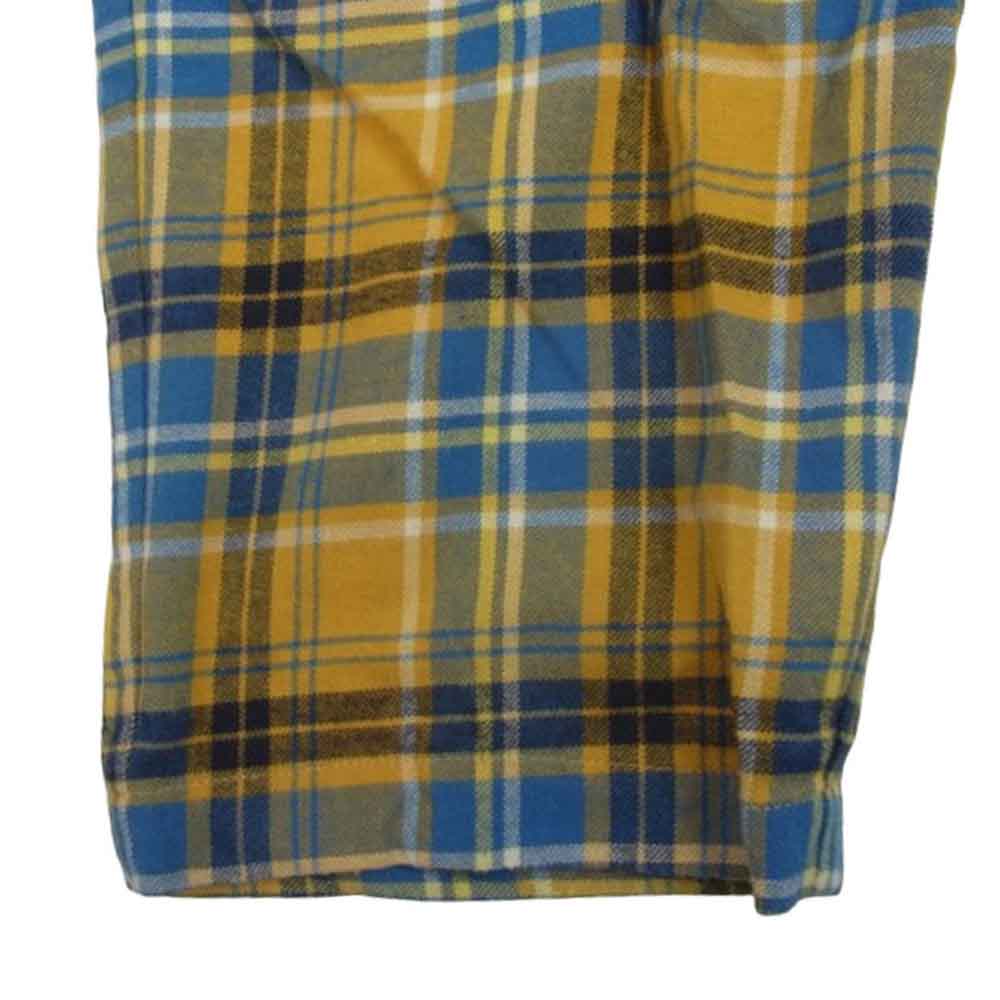 Rick Owens リックオウエンス 21SS RU21S6348-CP BAUHAUS BELA バウハウス ベラ チェック クロップドパンツ イエロー系 48【中古】