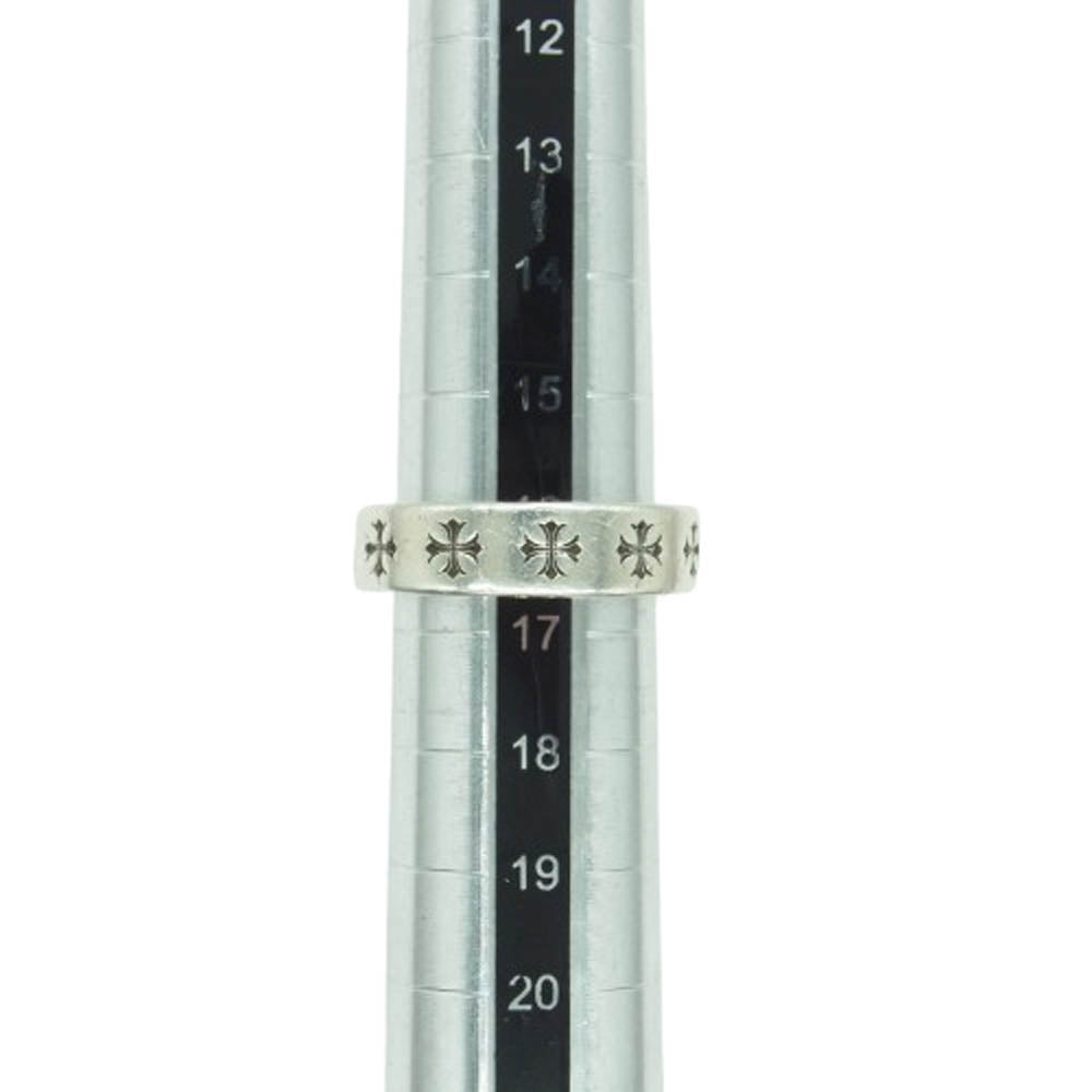 CHROME HEARTS クロムハーツ(原本無) 6mm SPACER FOREVER スペーサー フォーエバー リング シルバー系 16.5号【中古】