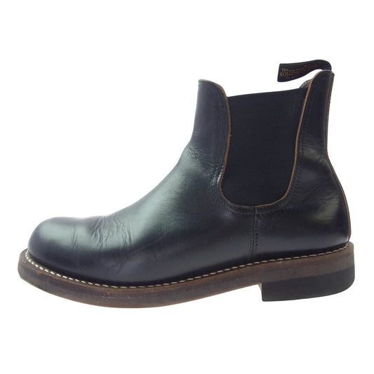 ROLLING DUB TRIO ローリングダブトリオ STAN Horween Chromexcel 茶芯 スタン ホーウィン クロムエクセル サイドゴア ブーツ ブラック系 25.5cm【中古】