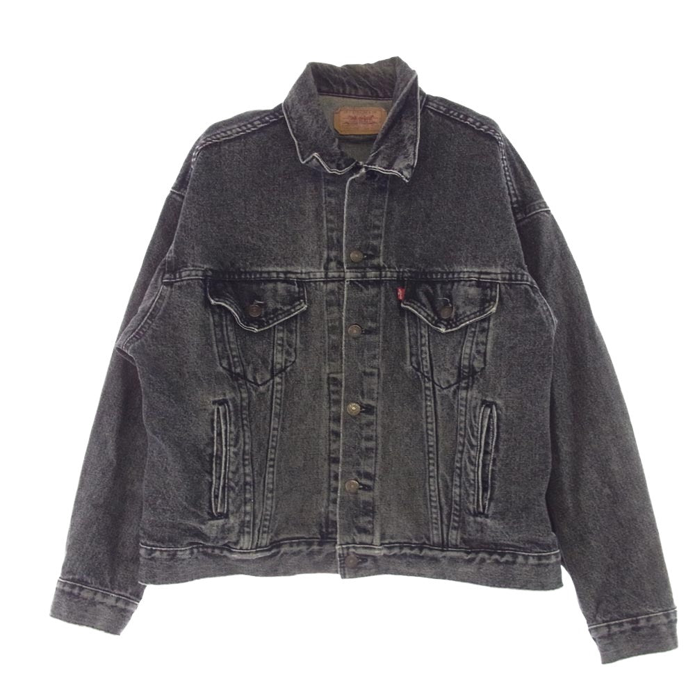 Levi's リーバイス USA製 90s 70507 先染めブラック デニムジャケット