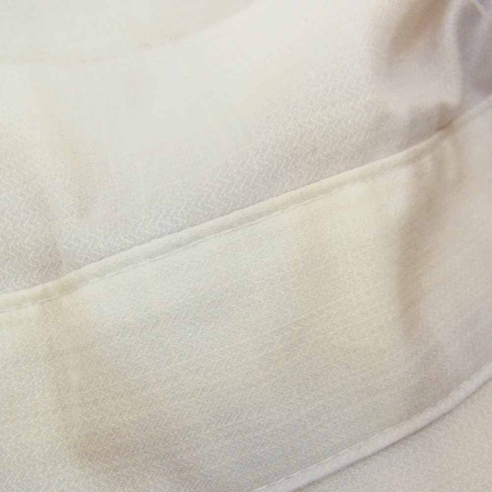 オーベルジュ 25SS OMBRE P.GRAY × CREAM CHECK オンブレチェック オープンカラー 長袖 シャツ オフホワイト系 42【中古】