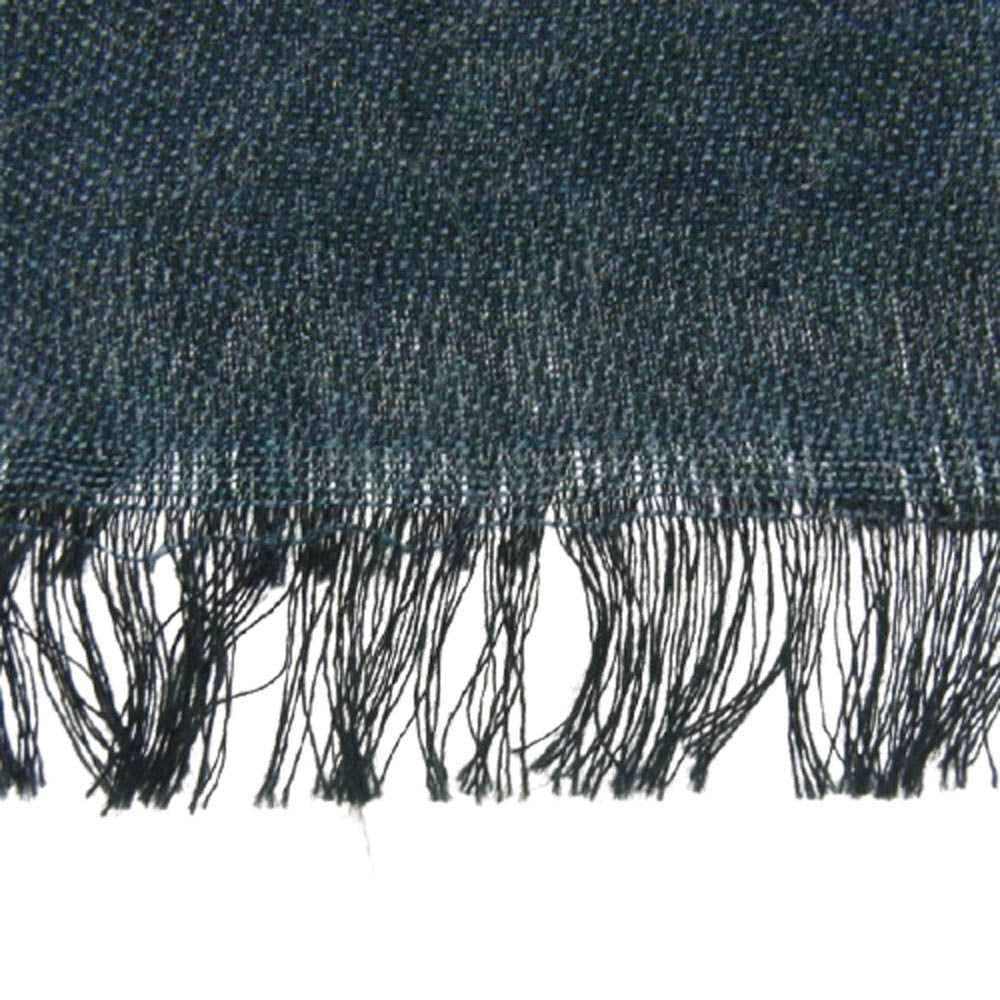 ARMANI COLLEZIONI アルマーニコレッツォーニ ロゴ 総柄 ストール ブルー系【中古】