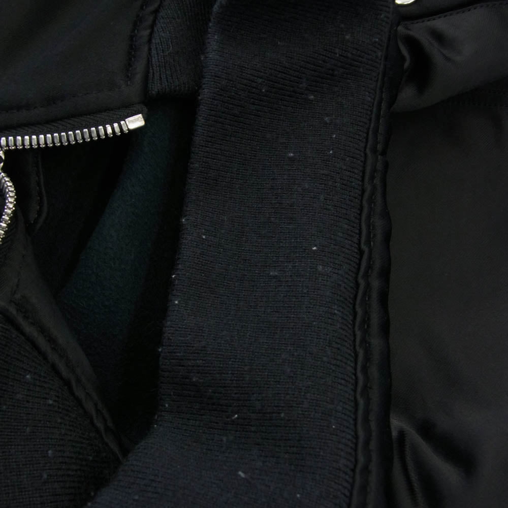 nonnative ノンネイティブ 13AW NN-J2408 BOMBER JACKET C/N SATIN MA-1 ボンバージャケット ブルゾン ブラック系【中古】