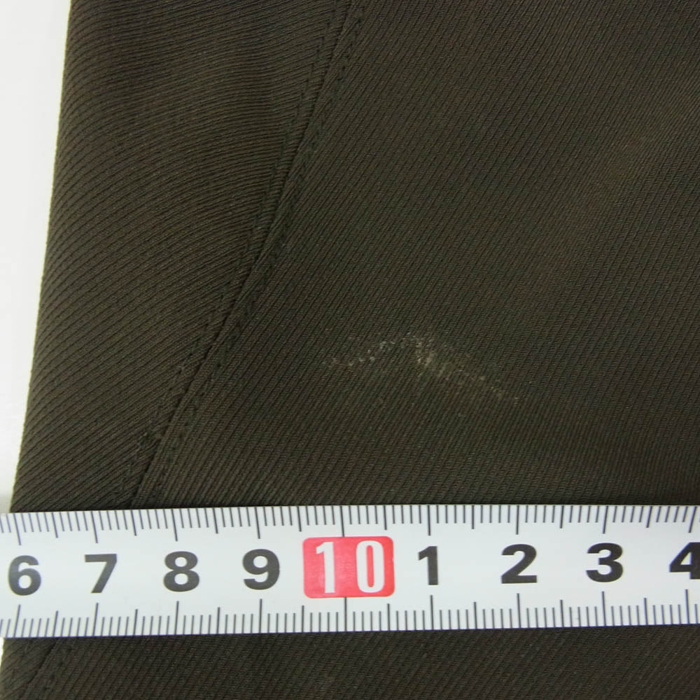 ISSEY MIYAKE イッセイミヤケ IM04FG047 本ライン ナイロン ロングスカート カーキ系 1【中古】