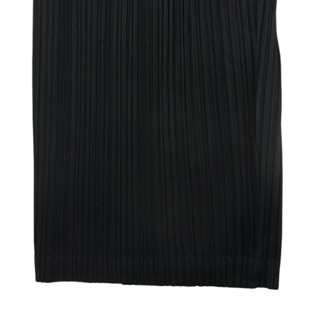 PLEATS PLEASE プリーツプリーズ イッセイミヤケ PP71-JF125 プリーツ加工 ウエストゴム イージー パンツ ブラック系 3【中古】