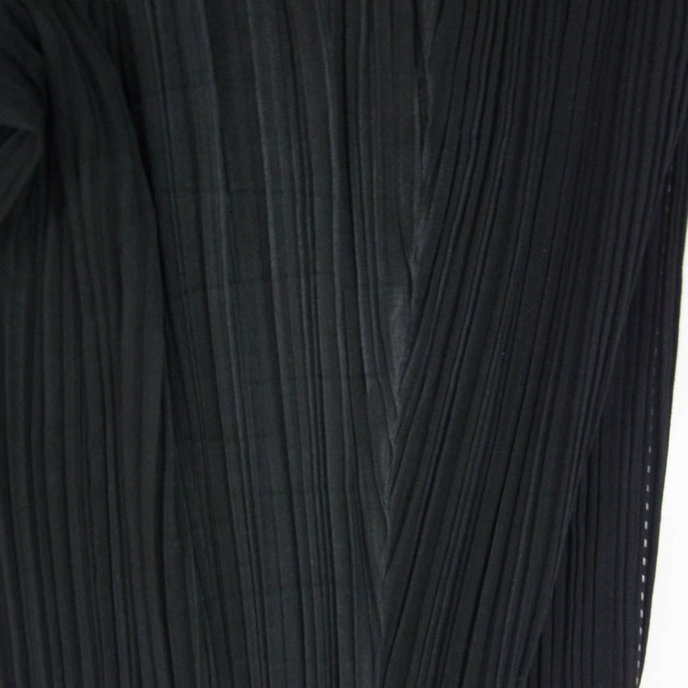 ISSEY MIYAKE イッセイミヤケ IF62FF201 FETTE プリーツ加工 フレア イージー パンツ ブラック系 2【中古】