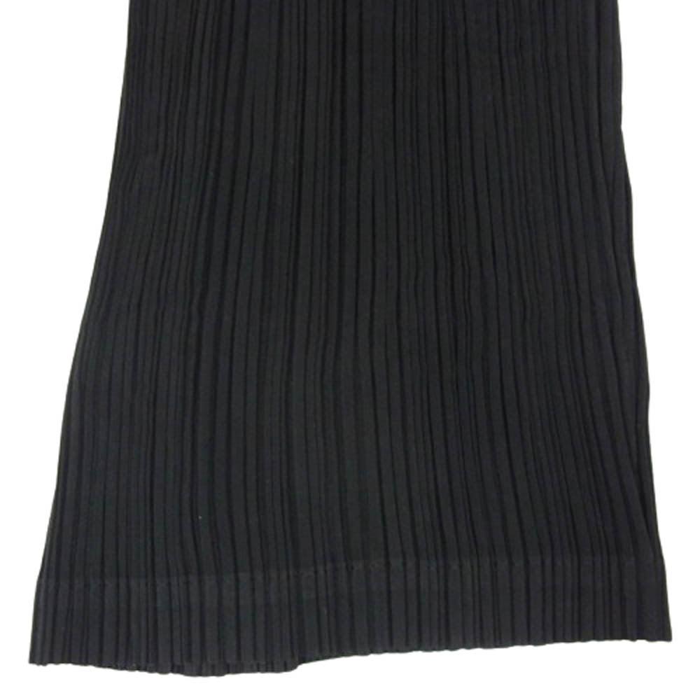 ISSEY MIYAKE イッセイミヤケ IF72FF207 FETTE プリーツ加工 イージー パンツ ブラック系 2【中古】
