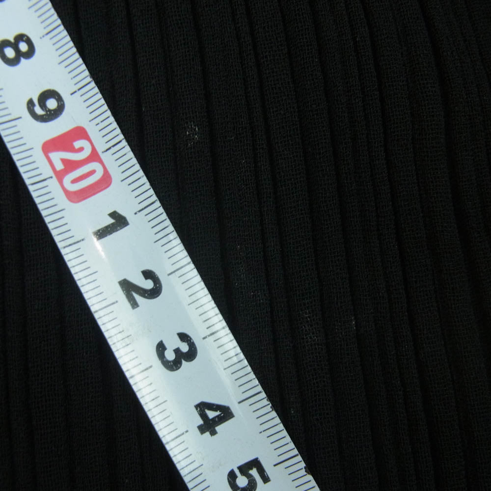 ISSEY MIYAKE イッセイミヤケ IF44FF711 FETTE プリーツ加工 厚手素材 イージー パンツ レディース ブラック系 02【中古】