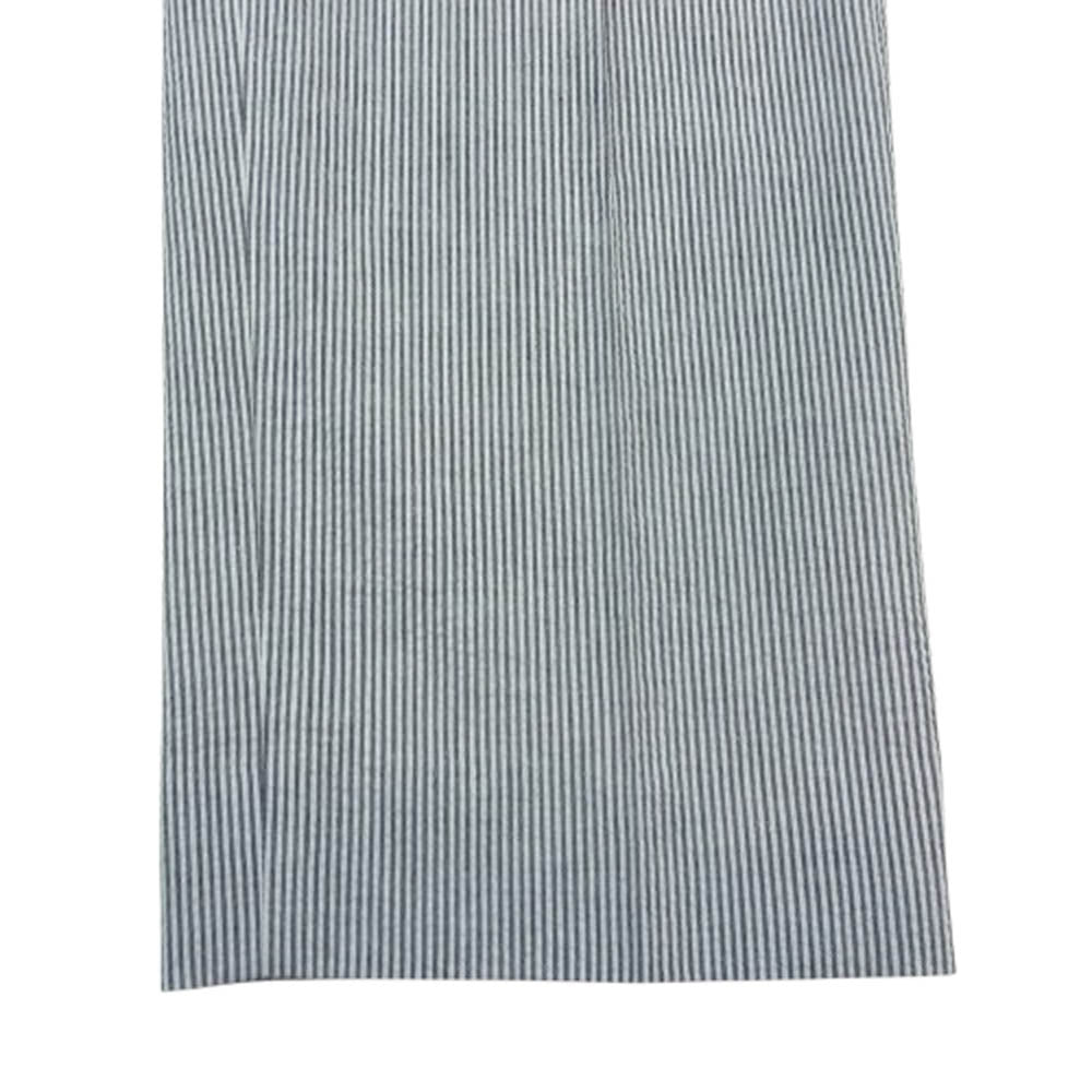VISVIM ビズビム 22SS 0122105008018 STETSON SLACKS SEERSUCKER リネン混 シアサッカー ストライプ スラックス パンツ ホワイト系 ブラック系 1【新古品】【未使用】【中古】