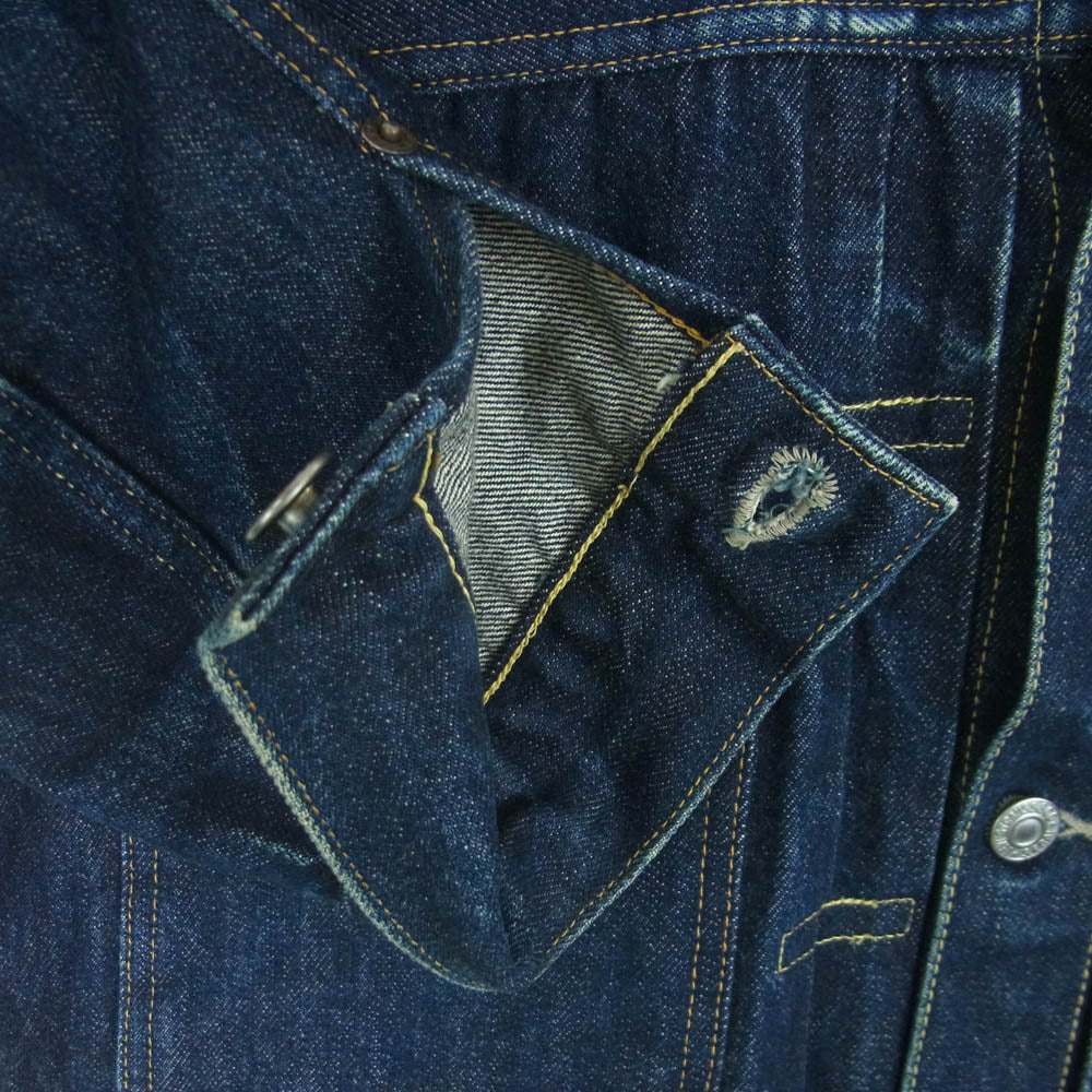 Levi's リーバイス 70507-0062 LVC 1953s TYPE2 JACKET 2nd デニム トラッカー ジャケット インディゴブルー系 38【中古】