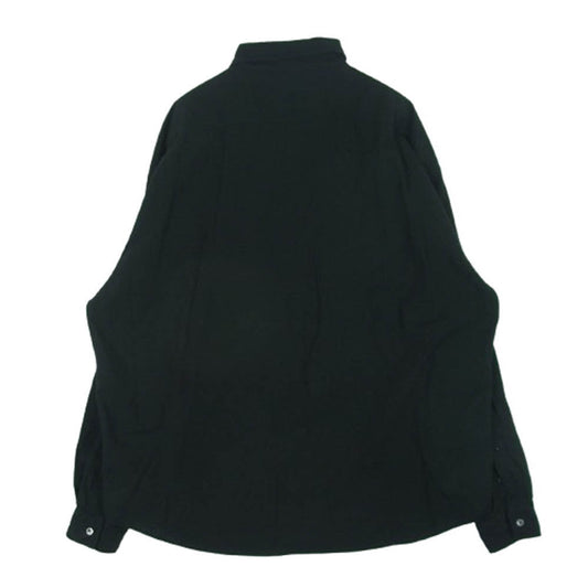 PORTER CLASSIC ポータークラシック レギュラーカラー ロールアップ 長袖 シャツ コットン 日本製 ブラック系 M【中古】