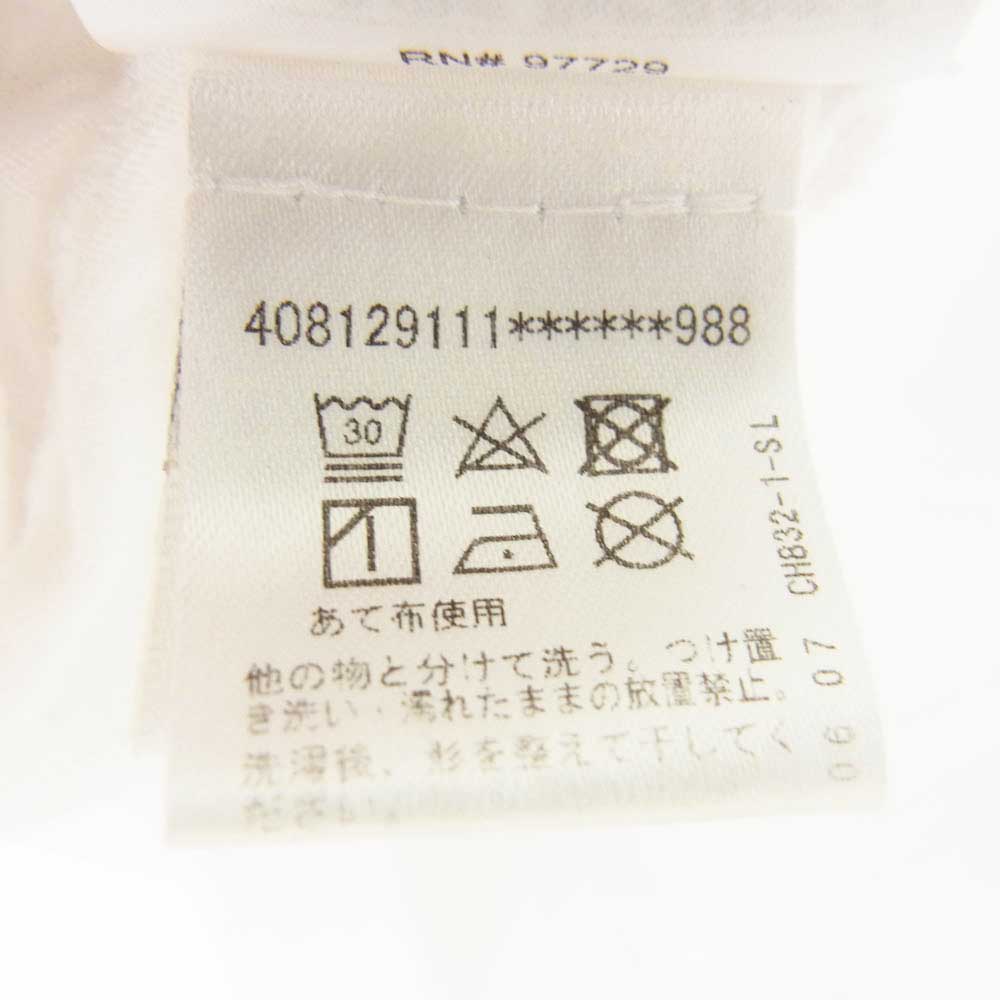 CHROME HEARTS クロムハーツ(原本無) CH T-SHRT グラデーションサークルロゴプリント ポケット Tシャツ 半袖カットソー ホワイト系 M【中古】