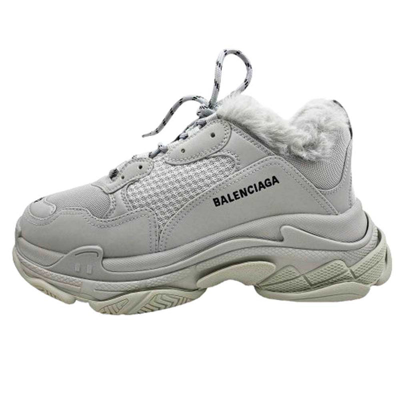 BALENCIAGA バレンシアガ 668563 W3CQ5 TRIPLE S FUR トリプルS