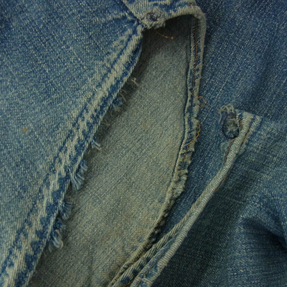 Levi's リーバイス Vintage ヴィンテージ 70s デニム BIGE 長袖 シャツ インディゴブルー系【中古】
