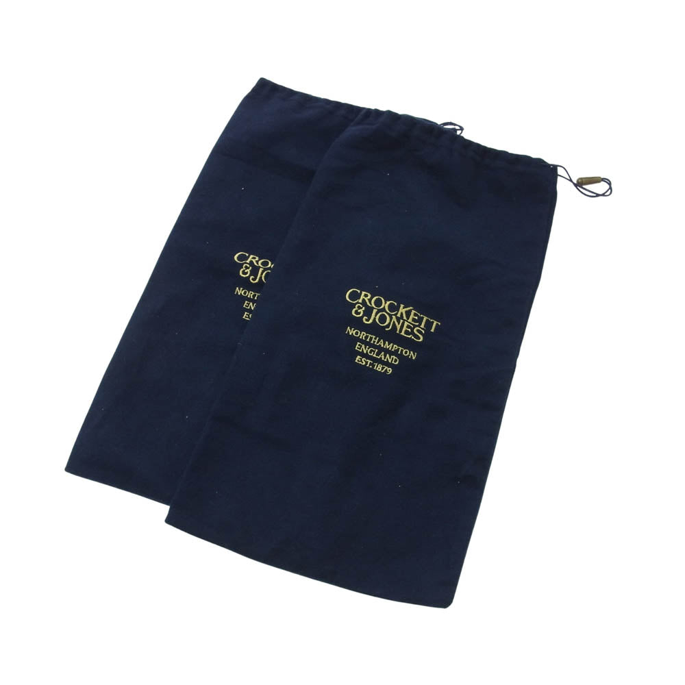 CROCKETT&JONES クロケットアンドジョーンズ Downing ウィングチップ レザー シューズ ブラック系 9.5E【中古】