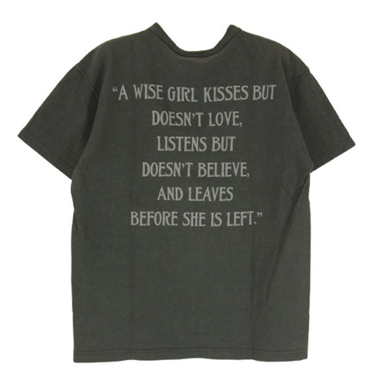 The REAL McCOY'S ザリアルマッコイズ TOY'S McCOY トイズマッコイ MARILYN MONROE TEE PICTURE マリリンモンロー フォト 半袖Tシャツ チャコール系 S【中古】