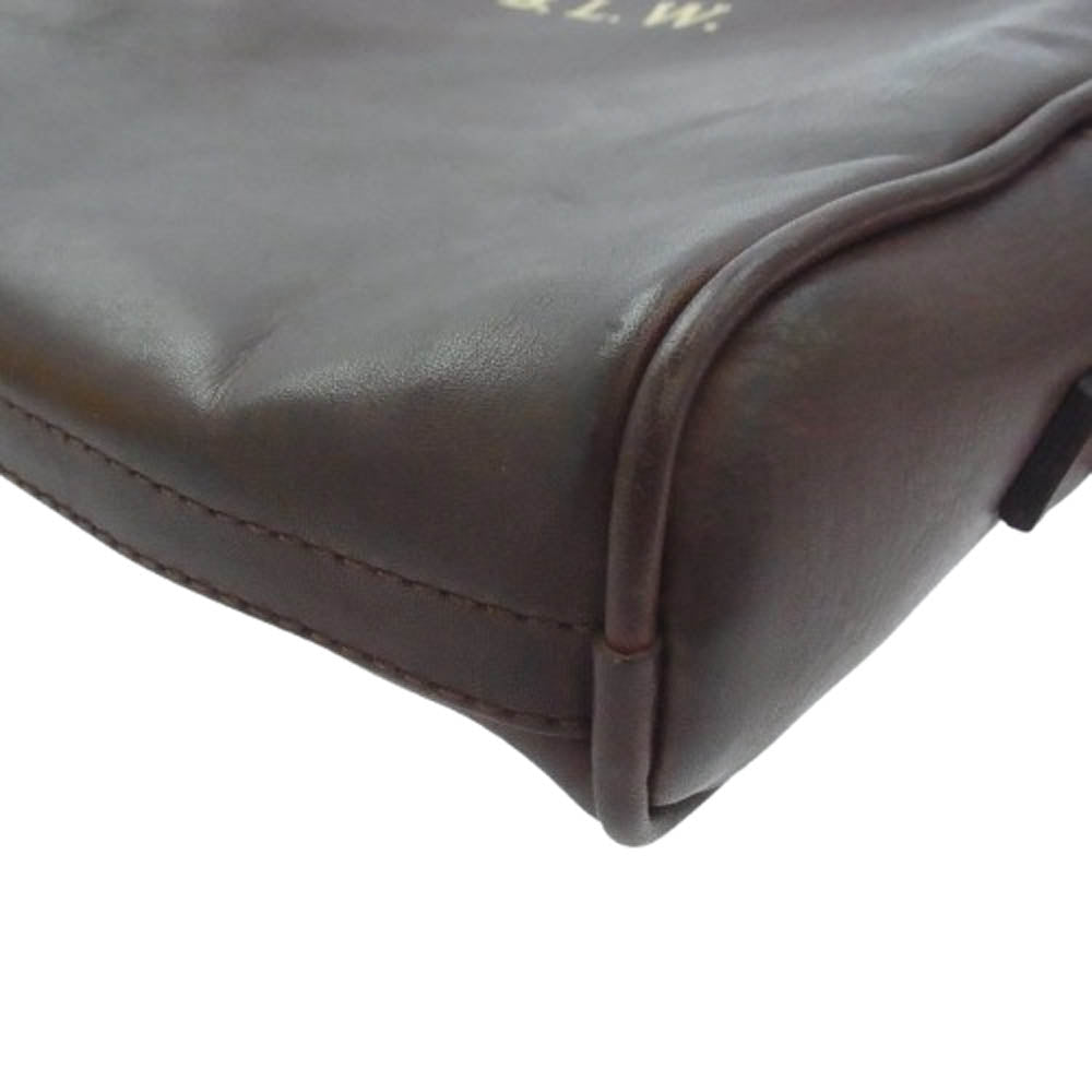 VASCO ヴァスコ B.L.W. Leather Officer Pouch Bag レザー オフィサー ポーチ ショルダーバッグ ブラウン系【中古】
