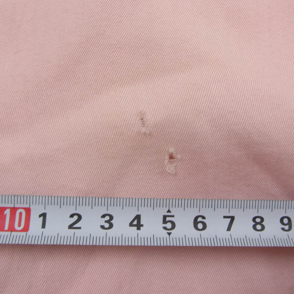 ヴィンテージ 50s PILGRIM ピルグリム レーヨン オープンカラー シャツ ピンク系 M【中古】