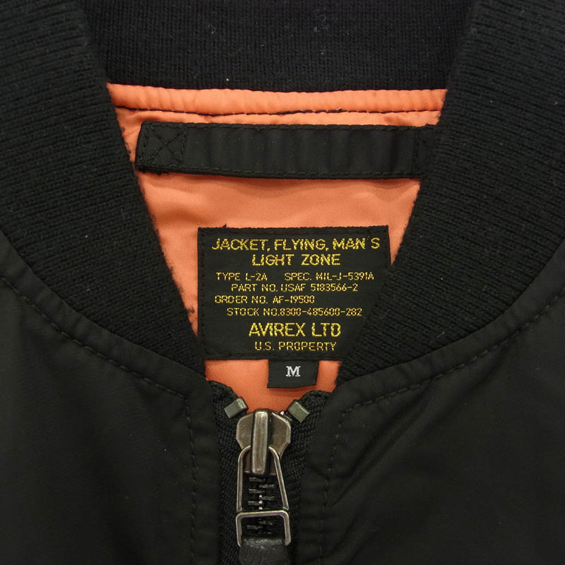 AVIREX アヴィレックス 6162124 L-2 BLACK ACE フライト ミリタリー