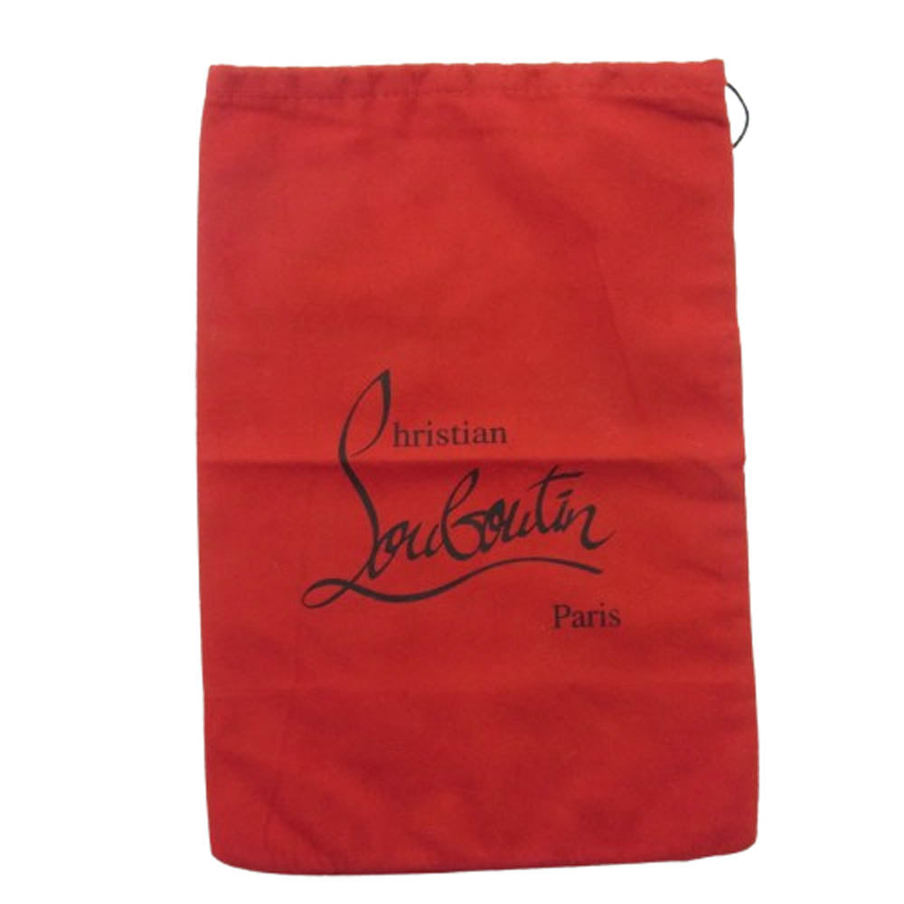 Christian Louboutin クリスチャンルブタン ハラコ レオパード エナメルリボン フラット パンプス シューズ マルチカラー系 36【中古】