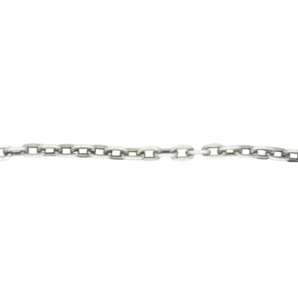 TRAVIS WALKER トラヴィスワーカー オーバルリンク ネックチェーン シルバー系 46cm【中古】