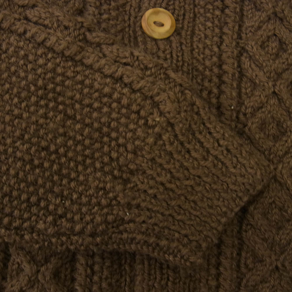 INVERALLAN インバーアラン 茶タグ 3A LUMBER CARDIGAN ランバー カーディガン ブラウン系 ブラウン系【中古】