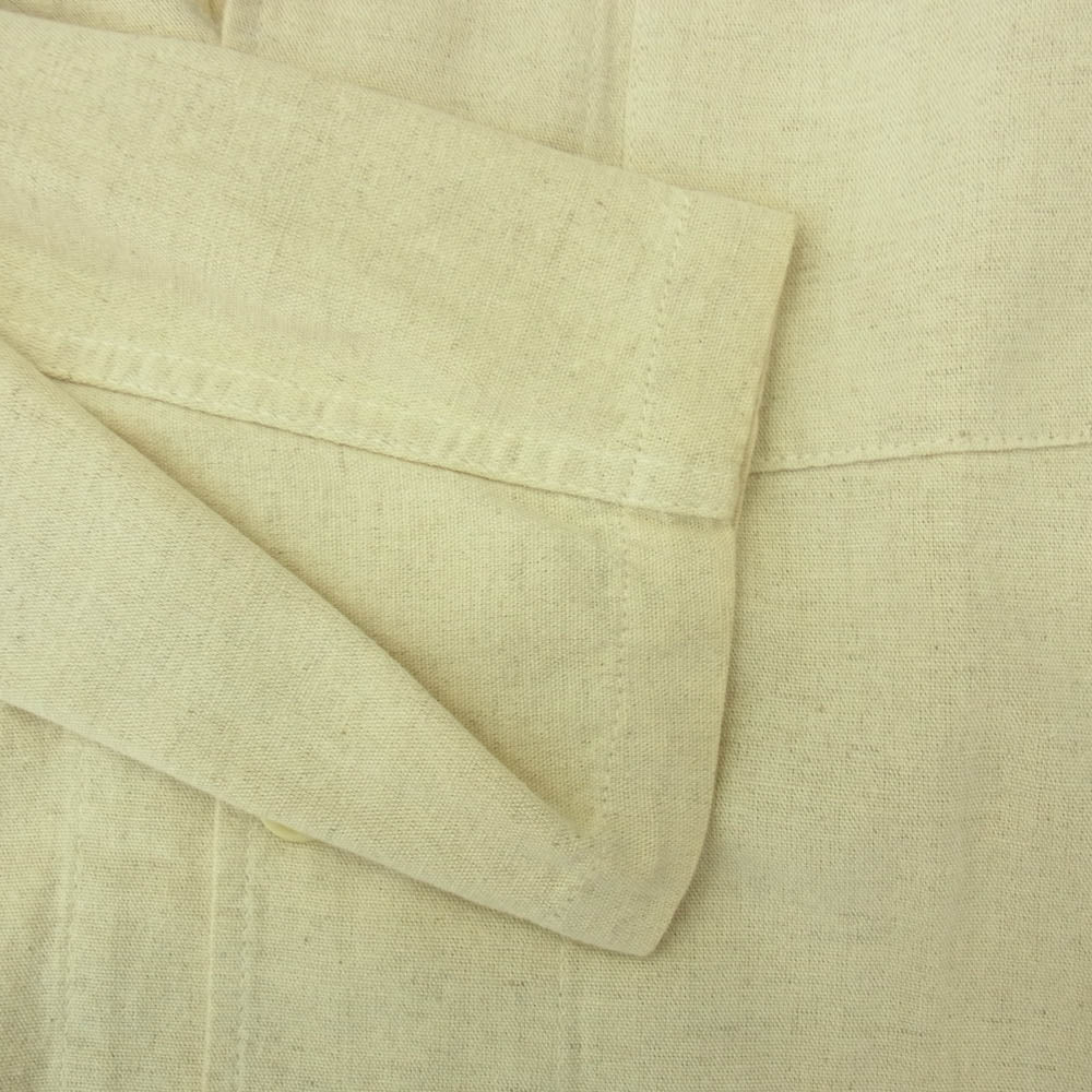 ベトラ フランス製 リネン混 テーラード ワークジャケット ベージュ系 38【中古】