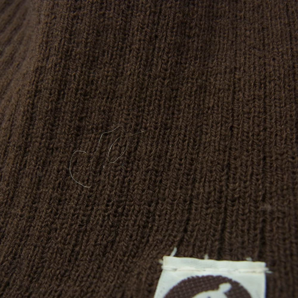 GOODENOUGH グッドイナフ 03AW x gravis グラビス KNIT Cap ニットキャップ ビーニー グラムgタグ ブラウン系【中古】