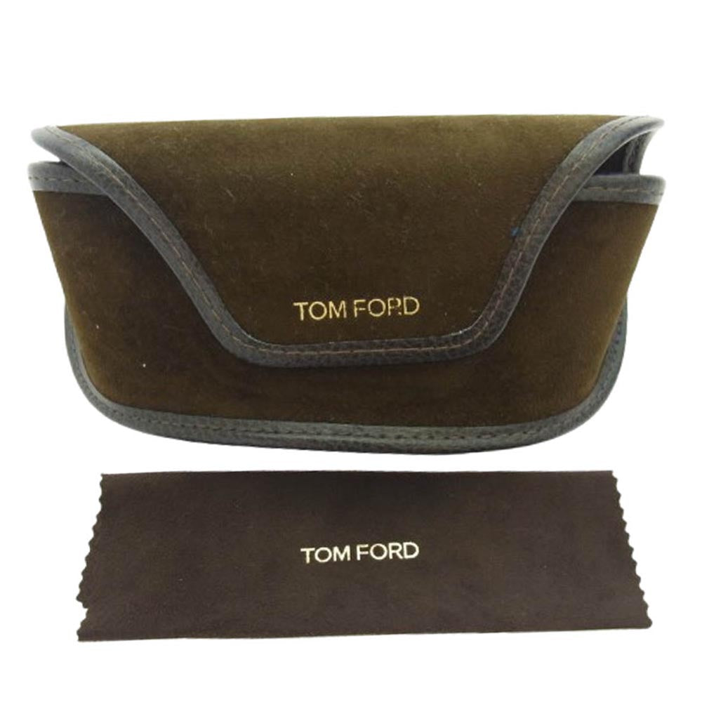 TOM FORD トムフォード TF803-K ウェリントン Tロゴ サングラス アイウェア ブラック系 55□23 145【中古】