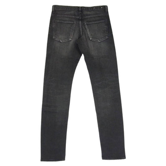 MINEDENIM マインデニム FPK107NUD-95-302 S.Slim STR 5ポケット USD ウォッシュ加工 ストレッチ ブラック スキニー デニムパンツ ブラック系 30【極上美品】【中古】