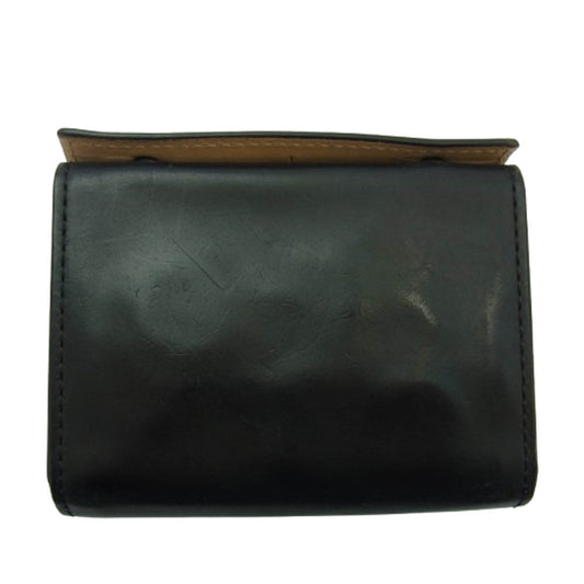 エムピウ millefoglie ミッレフォッリエ コードバン 財布 ウォレット ブラック系【中古】
