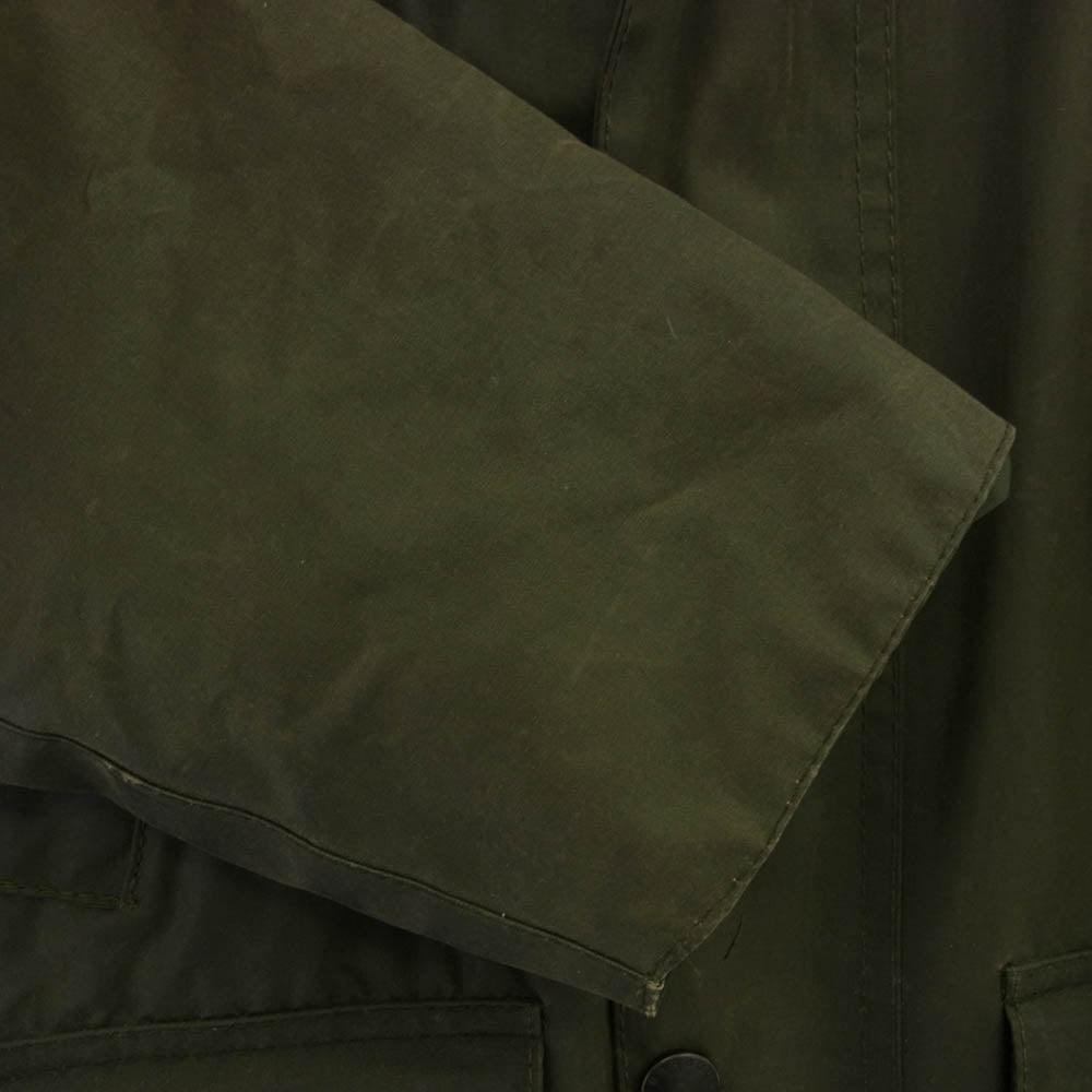 Barbour バブアー 1102049 英国製 BEDALE ビデイル オイルド ジャケット カーキ系 L【中古】