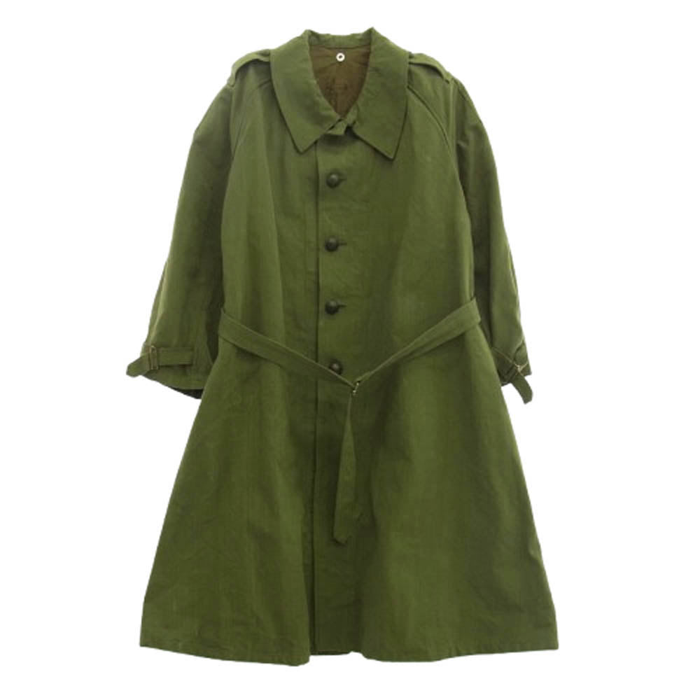 ヴィンテージ フランス軍 M-35 モーターサイクルコート カーキ系【中古