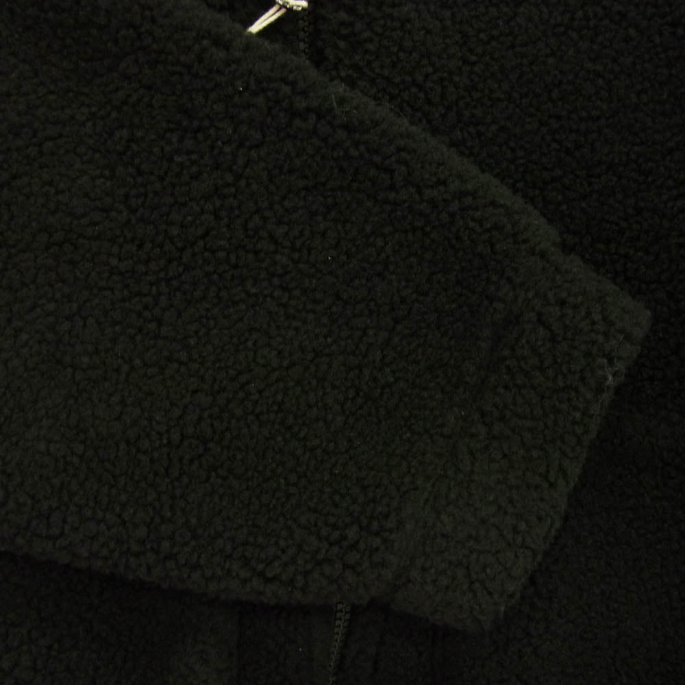 BEDWIN & THE HEARTBREAKERS ベドウィンアンドザハートブレイカーズ 24AW 24AB2142 L/S BOA HOODIE GLEN ボアフリース フーデッド ジップアップ ジャケット パーカー ブラック系 2【極上美品】【中古】
