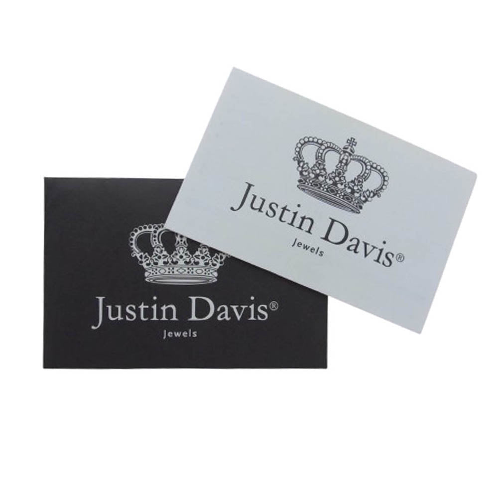 Justin Davis ジャスティンデイビス SPJ180 LUCKY B ラッキー ラビット ルビー ネックレス ペンダントトップ シルバー系【中古】