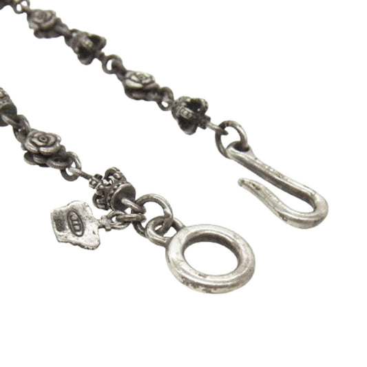 Justin Davis ジャスティンデイビス SNJ211 WICKED ROSE ウィケッド ローズ クラウン ネックレス チェーン 50cm シルバー系【中古】