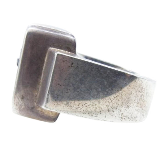 Justin Davis ジャスティンデイビス SRJ100 Eminem Ring ダイヤ レッドコーラル エミネム リング 23号【中古】