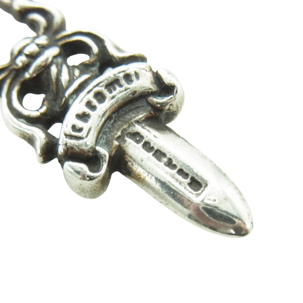 CHROME HEARTS クロムハーツ(原本無) #5 DAGGER ZIP ダガー ジップ ネックレス トップ シルバー系【中古】