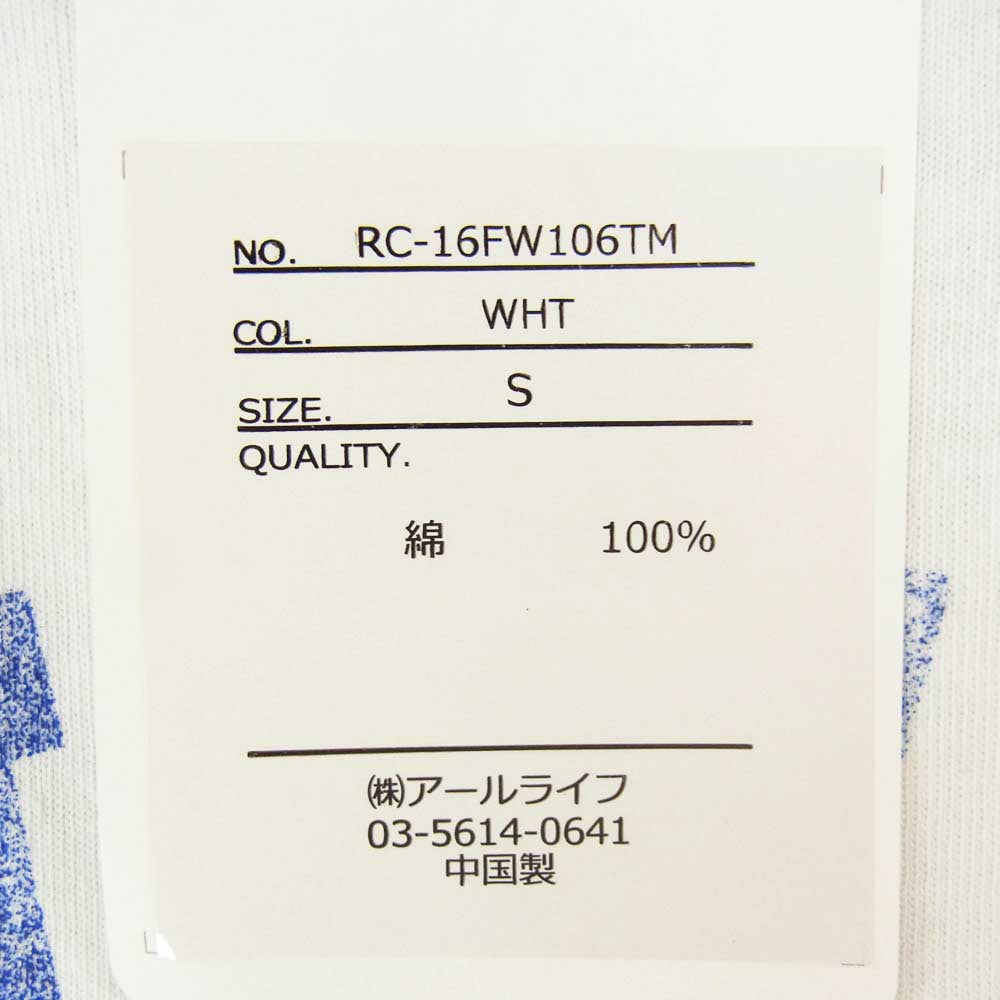 TMT ティーエムティー TCS-F16RL01 BIGHOLIDAY アーチロゴ コットン 半袖 Tシャツ ホワイト系 S【美品】【中古】