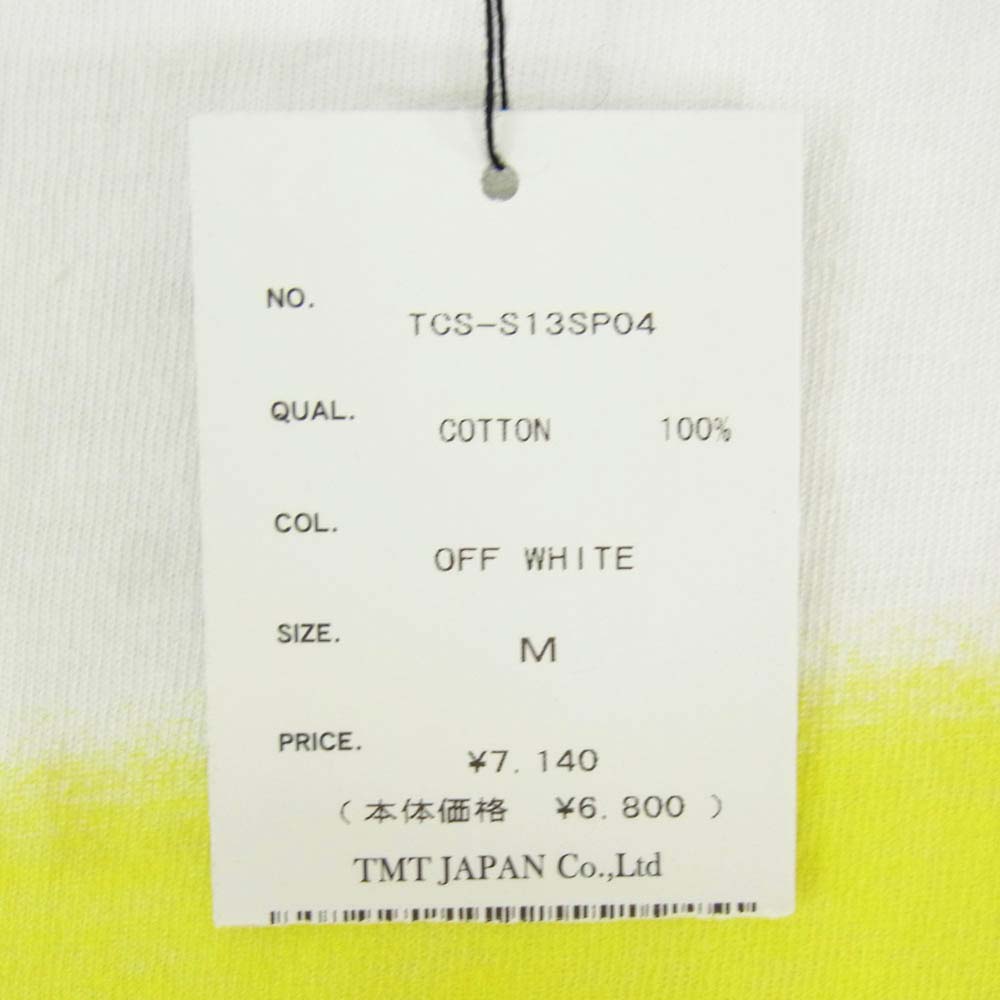 TMT ティーエムティー TCS-S13SP04 サーフ フォト コットン 半袖 Tシャツ オフホワイト系 M【新古品】【未使用】【中古】