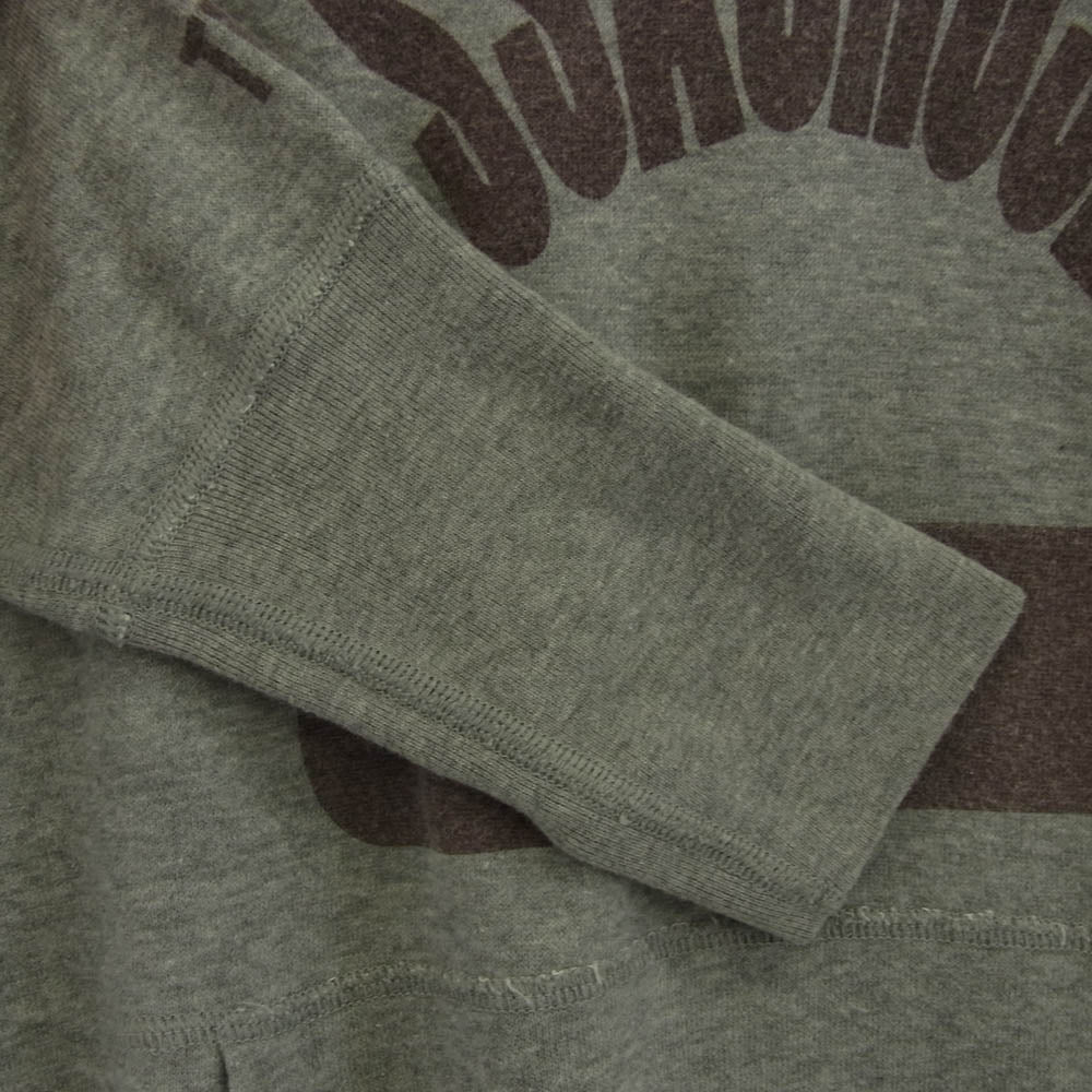 TMT ティーエムティー カレッジ ロゴ コットン パーカー グレー系 M【中古】