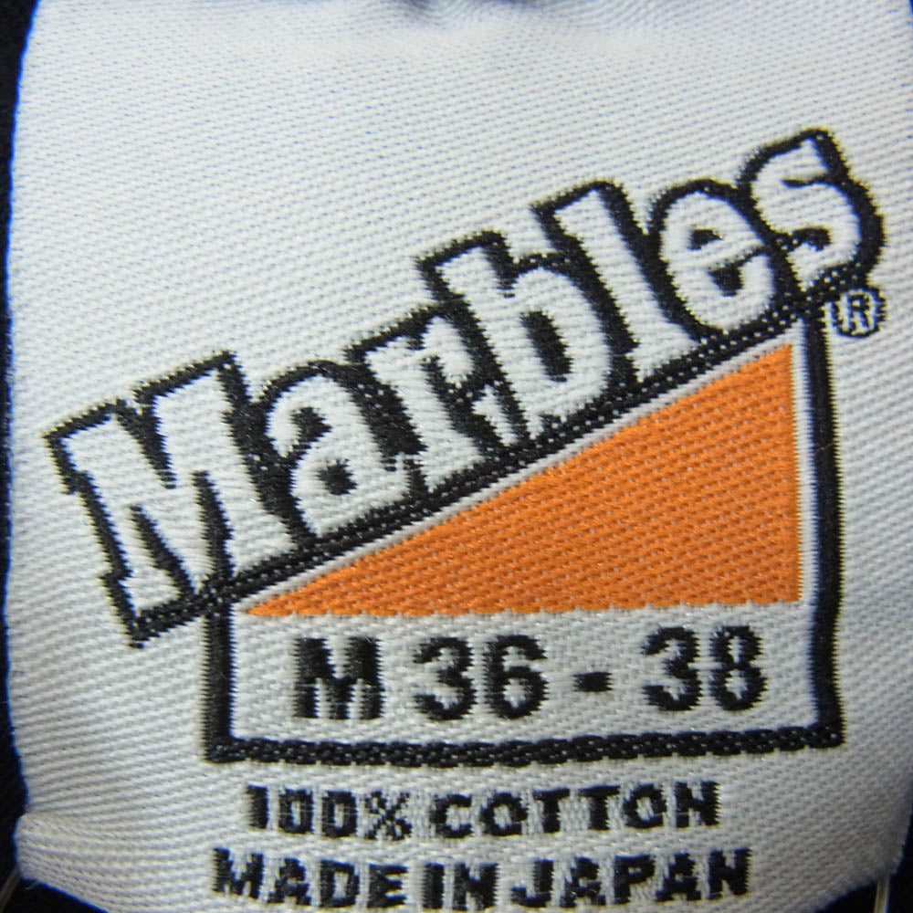 MARBLES マーブルズ C8-B301 フロントロゴ プリント Tシャツ 半袖カットソー ブラック系 M【極上美品】【中古】