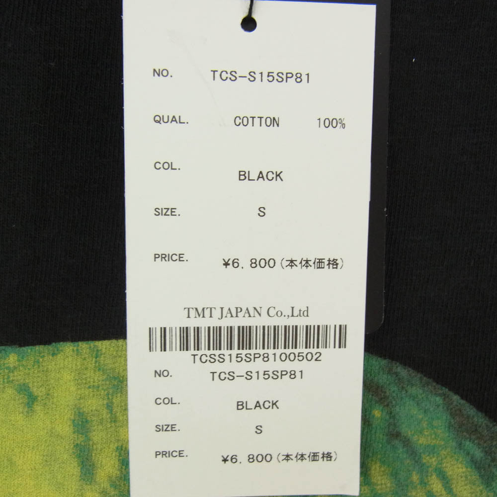 TMT ティーエムティー TCS-S15SP81 S/S ラフィー天竺 TEE 半袖 Tシャツ ブラック系 S【新古品】【未使用】【中古】