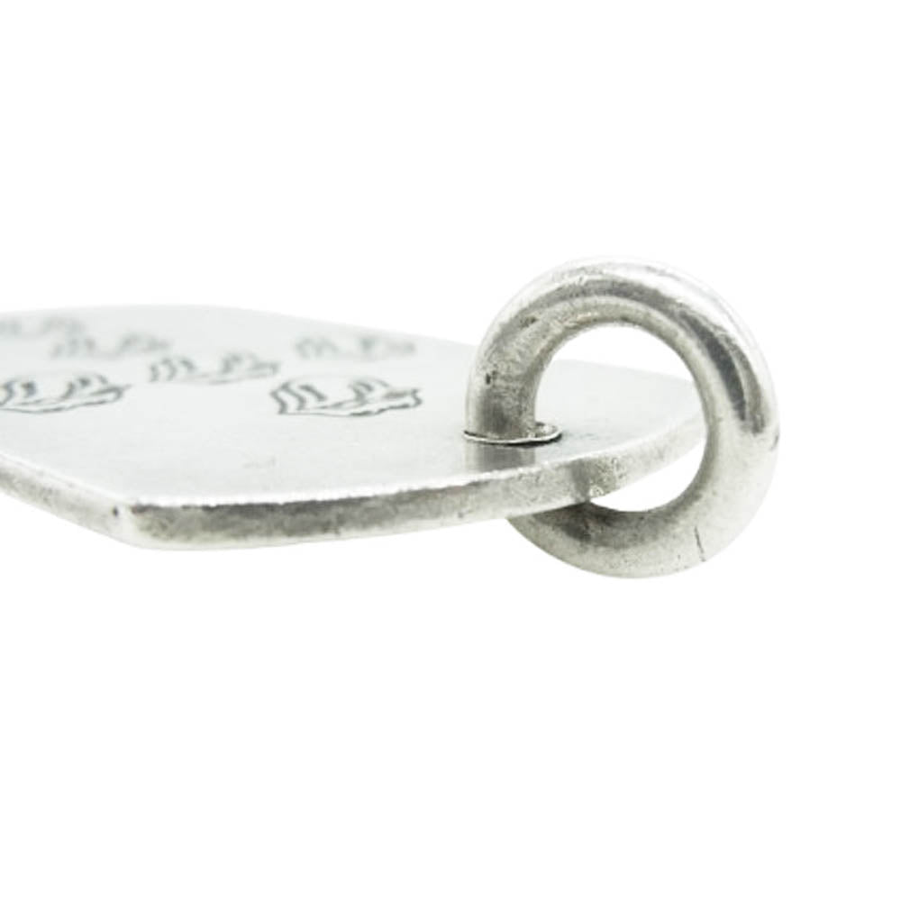 CHROME HEARTS クロムハーツ(原本無) D TAG LRG LT リップアンドタン スター ラージ ドッグタグ ペンダントトップ シルバー系【中古】
