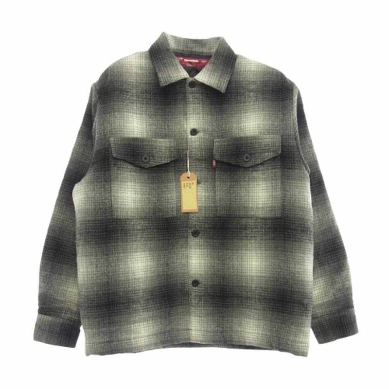 ハイドアンドシーク　メルトンシャツジャケット HIDE AND SEEK - HIDE AND SEEK ハイドアンドシーク メルトン