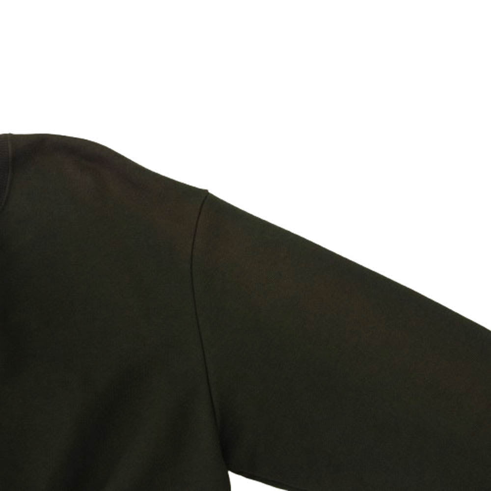 KUON クオン 190CS0324F1 Trimmed Hem Sweatshirt 裂織 裏毛 クルーネック ヘム スウェット トレーナー チャコール系 M【中古】